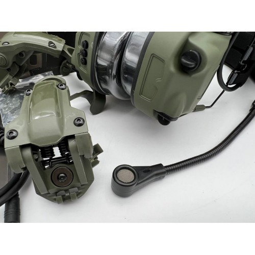 6TH GEN TACTICAL HEADSET тактическая гарнитура, звукосниматель и шумоподавление, активные в Курске