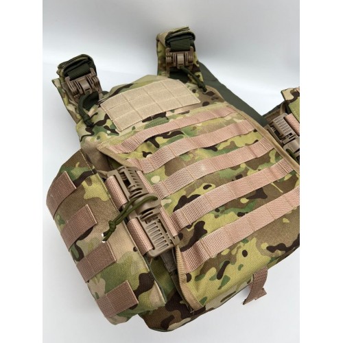 Бронежилет ЗАЩИТНИК в Курске с кевларовым баллистическим пакетом C2, капами и бронеплитами Бр5