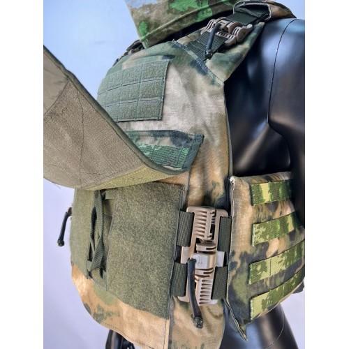 Бронежилет ЗАЩИТНИК в Курске с кевларовым баллистическим пакетом C2, капами и бронеплитами Бр5