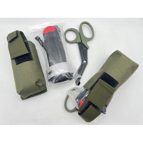 Чехол в комплекте с турникетом 95 см и ножницами для крепления на систему молле в Курске