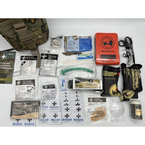 Военная тактическая аптечка RHINO RESCUE 25в1 в Курске