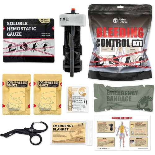 Комплект для остановки кровотечений «Bleeding Control Kit» Rhino Rescue в Курске