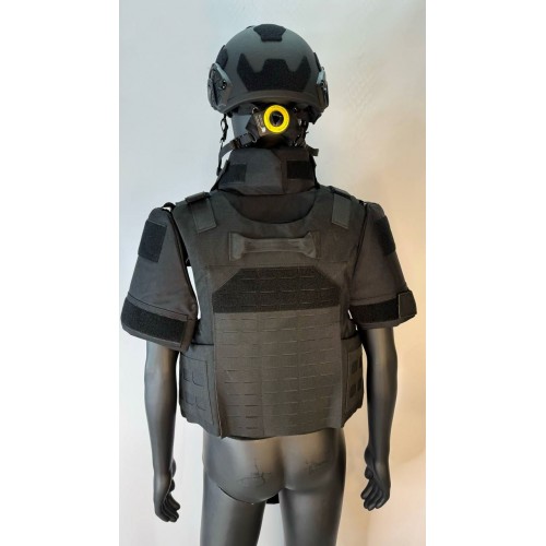 Бронежилет разгрузочный UNIVERSAL ARMOR в Курске (СВМПЭ + бронеплиты Бр5 класса) черный