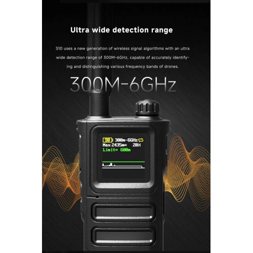 Детектор-обнаружитель дронов SKYDROID S-10 / «СОКОЛ 10» в Курске портативный всенаправленный