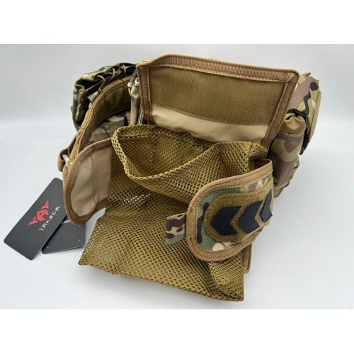 Пояс разгрузочный YAKEDA тактический с подсумками в Курске