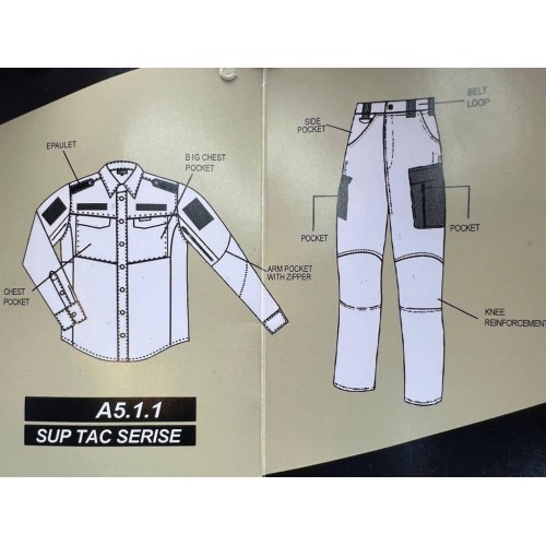 Костюм тактический А5.1.1 «Офицер» (брюки + рубашка) в Курске