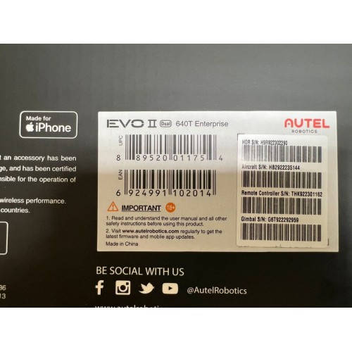 Квадрокоптер Autel Robotics EVO II Dual 640T (Thermal) Enterprise в самой максимальной топовой комплектации в Курске