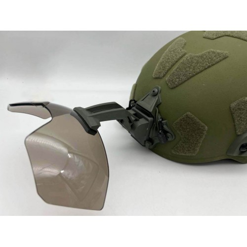 Откидные флип очки с кронштейном на шрауд для тактического шлема в Курске