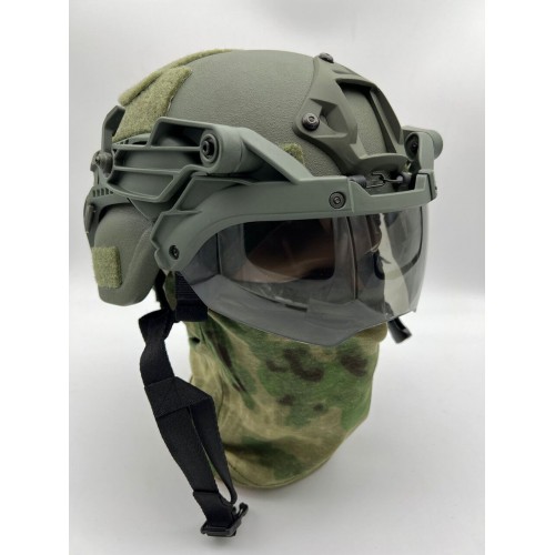 Откидные тактические нашлемные очки с креплением для шлема FAST/MICH/Ops-Core и другим моделям современных тактических шлемов в Курске