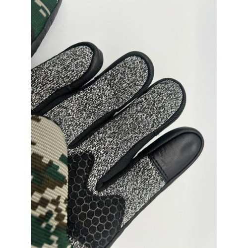 Перчатки с защитой от порезов, тактические с кожаными вставками  в Курске