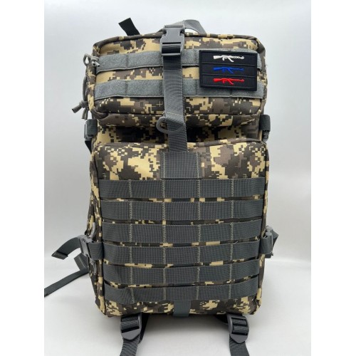 Рюкзак тактический 45 л пиксель/серый в Курске
