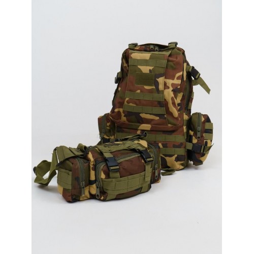 Рюкзак тактический 55 л со съемными подсумками в Курске