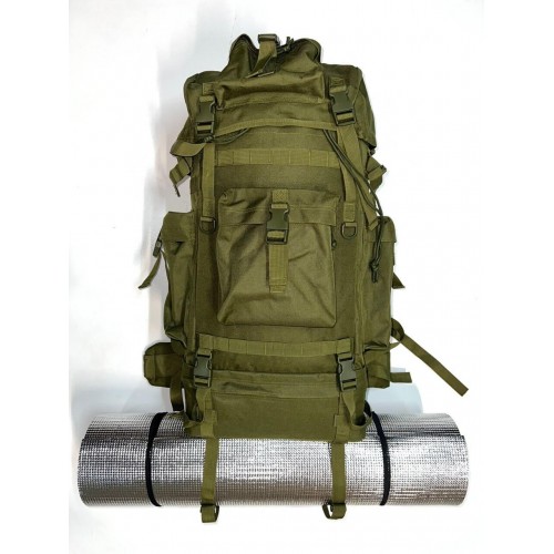 Рюкзак тактический 75 литров цвет хаки в Курске