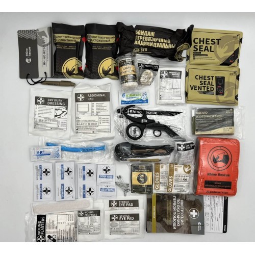 Военная тактическая аптечка “RHINO RESCUE” 30в1 в Курске