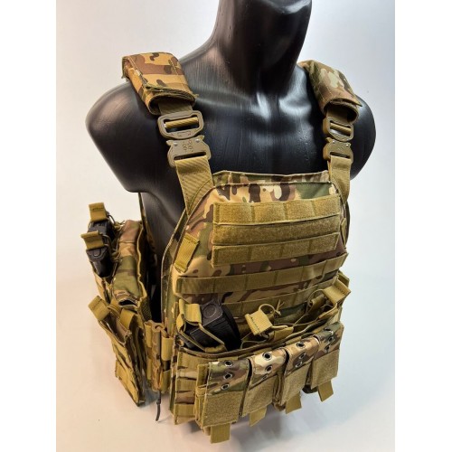 Жилет (плитник быстросъёмный/разгрузка) с возможностью установки боковых плит или боковых баллистических пакетов в Курске