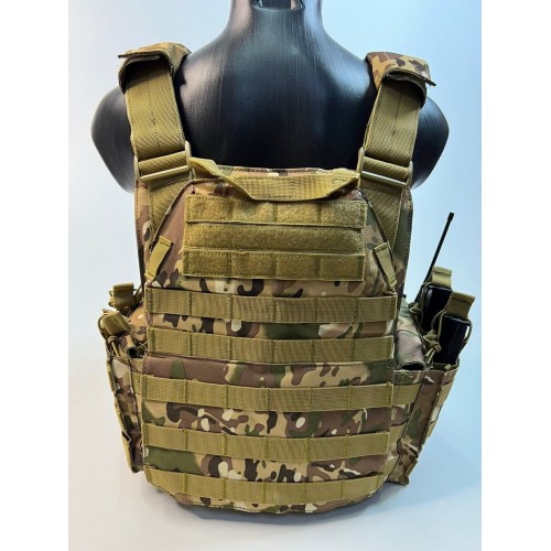 Жилет (плитник быстросъёмный/разгрузка) с возможностью установки боковых плит или боковых баллистических пакетов в Курске