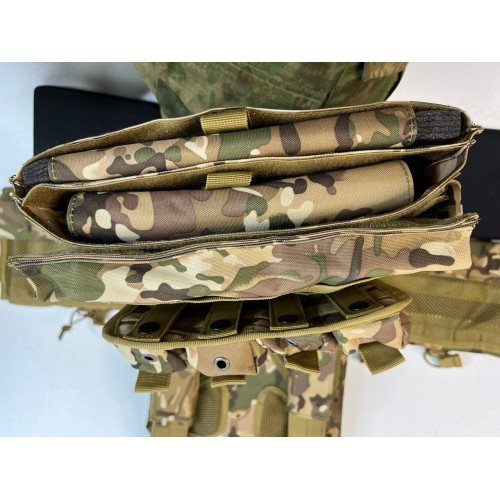 Жилет (плитник быстросъёмный/разгрузка) с возможностью установки боковых плит или боковых баллистических пакетов в Курске